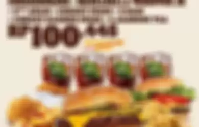 Promo Kupon Juni Burger King diskon 50%