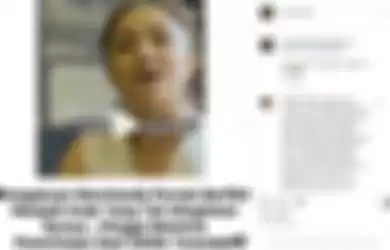 Video lawas Marshanda yang viral di salah satu akun gosip