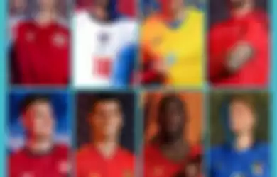 Deretan pemain yang bakal berlaga di perempat final Euro 2020, mulai dari Raheem Sterling hingga Romelu Lukaku.