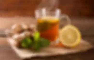 (Ilustrasi teh jahe), Konsumsi bahan herbal ini dapat meningkatkan imun tubuh di masa Covid-19.