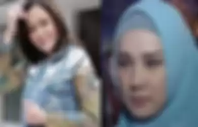 Kolase foto Maia Estianty dan Mulan Jameela