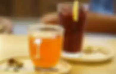 Ilustrasi minuman jahe jeruk nipis