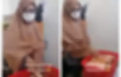 Viral video seorang wanita tertangkap basah mencuri berbagai makana di supermarket, netizen pun bingung.