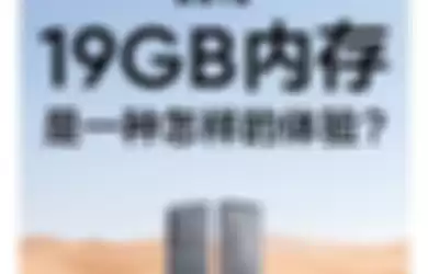 Poster yang mengungkapkan bahwa Realme GT 5G Edition bisa tambah RAM hingga 19GB