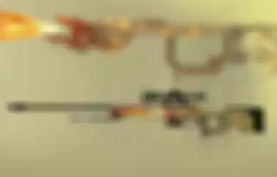 Contoh skin senjata yang dibuat oleh anggota komunitas CS:GO