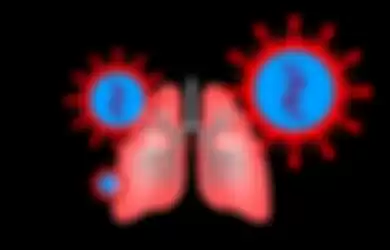 (Ilustrasi) kondisi paru-paru saat terinfeksi COVID-19.
