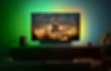 Ilustrasi konsol Xbox dan monitor gaming