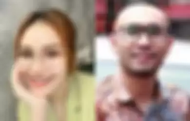 Kolase foto Ayu Ting Ting dan Enji Baskoro