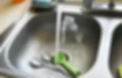 saluran air di dapur 
