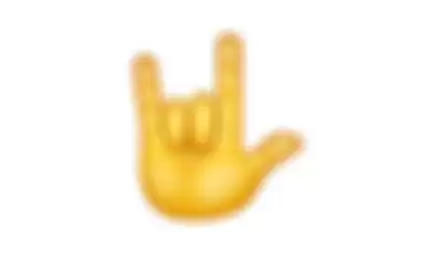Emoji Tangan Metal