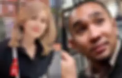 Kolase foto Ayu Ting Ting dan Enji Baskoro