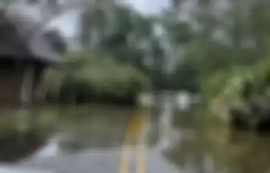 Slidell, Louisiana, dilanda banjir akibat badai Ida.