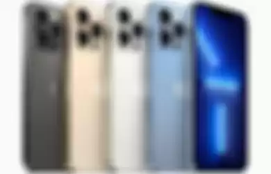 Varian warna iPhone 13 Pro dan iPhone 13 Pro Max terdiri dari graphite, gold, silver, serta sierra blue.
