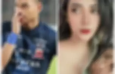 Kolase foto Alfath Fathier dan Vernita Syabilla