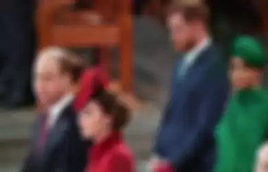 Meghan dan Harry di upacara Commonwealth Day pada Maret 2020.