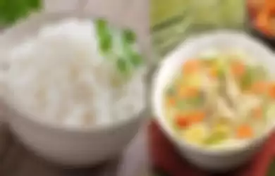Bahaya makan nasi dicampur sup.