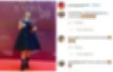 Komentar netizen melihat penampilan Ayu Ting Ting raih penghargaan dalam balutan OOTD serba hitam di red carpet. 