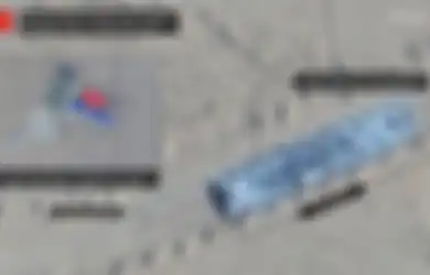 Terbongkar Citra Satelit, Penampakan Misterius Mirip Kapal Induk AS Terekam di Tengah Gurun China, Terkuak Ternyata Ini Alasan Obyek Mirip Kapal Induk AS Bisa Sampai di Tengah Gurun China