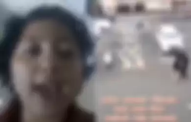 Viral video emak-emak protes bentuk trek untuk ujian SIM C.
