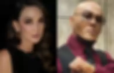 Kolase foto Luna Maya dan Deddy Corbuzier