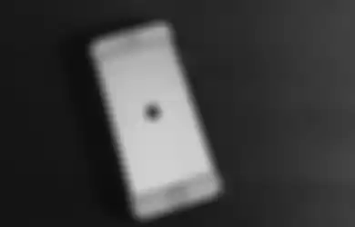 Ilustrasi iPhone stuck di logo Apple