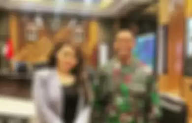 Foto anggota termuda DPR Hillary Brigitta Lasut  bareng Jenderal Andika Perkasa memang beberapa kali diunggah di Instagram. 