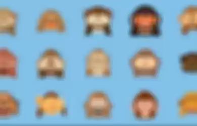 Apa sih arti dari emoji monyet menutup mata ini?