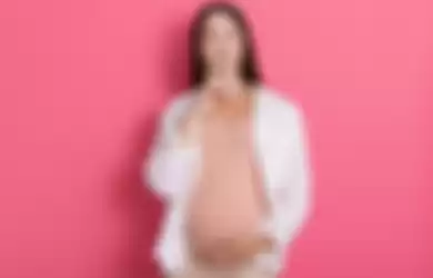 Ilustrasi perempuan hamil