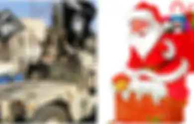 Sempat Hilang Bak Ditelan Bumi, Seisi Dunia Gempar Lihat Poster Kepala Santa Claus Dipenggal Beserta Pesan Mengerikan yang Ditinggalkan oleh ISIS, Ini Isi Suratnya