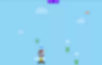 Tampilan game di Google Santa Tracker