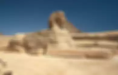 Patung Sphinx di Mesir.