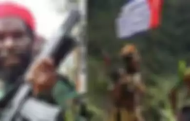 KKB Papua pimpinan Lamek Taplo menembak seorang anggota Brimob
