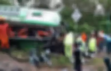 Kecelakaan maut bus GA Trans di Imogiri, Bantul