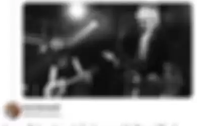 Tangkapan layar cuitan Krist Novoselic saat bocorkan proyek musiknya (19/02/22).