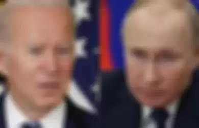 Ilustrasi Joe Biden dan Vladimir Putin. Biden sudah menegaskan langkah menahan serangan Rusia ke Ukraina, termasuk kirimkan senjata ini