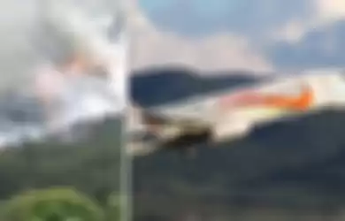 Pesawat China Eastern Airlines jatuh menukik dari angkasa. Foto jatuhnya pesawat nahas itu terekam kamera. Begini respons Xi Jinping.