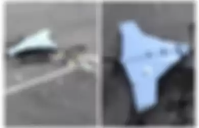 Drone bunuh diri Rusia yang diklaim jatuh di Ukraina