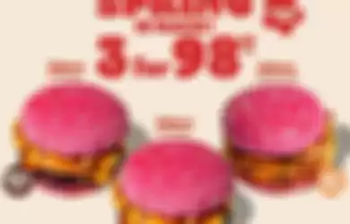 Promo Sakura Spring Collection di Burger King