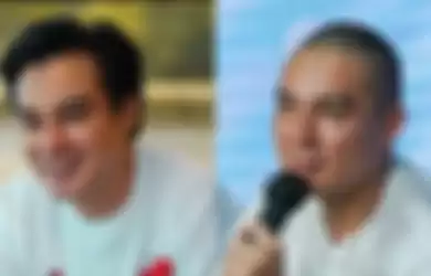 Baim Wong memangkas habis rambutnya.