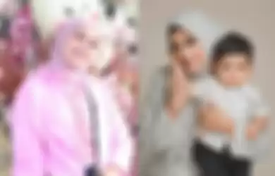 Lesti Kejora bertemu Nadya Mustika dan gendong putra Rizki DA.