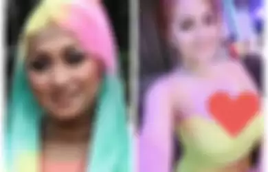 Perubahan penampilan biduan dangdut istri koruptor