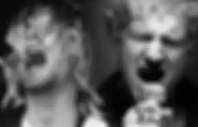 Potret Dua Legenda Grunge Kurt Cobain(kiri) dan Layne Staley
