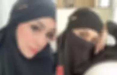 Pamer Pakai Hijab dan Cadar Serba Hitam, Celine Evangelista Langsung Dijuluki Vega Darwanti Bu Haji.
