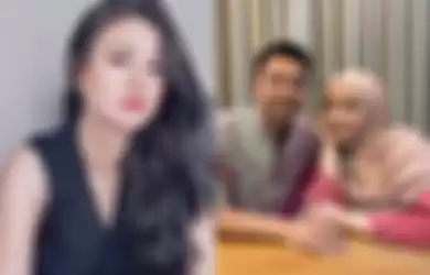 Kolase Foto Nita Gunawan, Raffi Ahmad, dan Nagita Slavina. 