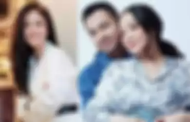 Kolase foto Nita Gunawan, Raffi Ahmad, dan Nagita Slavina 