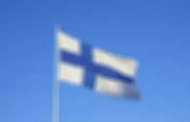 Ilustrasi bendera Finlandia