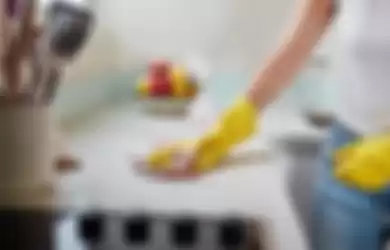Ilustrasi membersihkan dapur