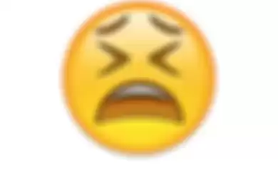 Emoji wajah merengek