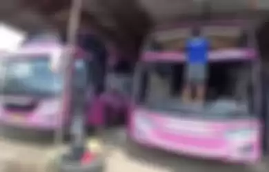 Foto netizen memberi bukti bus Pandawa yang alami kecelakaan maut di Ciamis cuma kendaraan bekas dari perusahaan ini. 