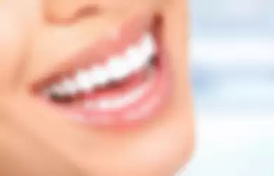 Ilustrasi gigi putih